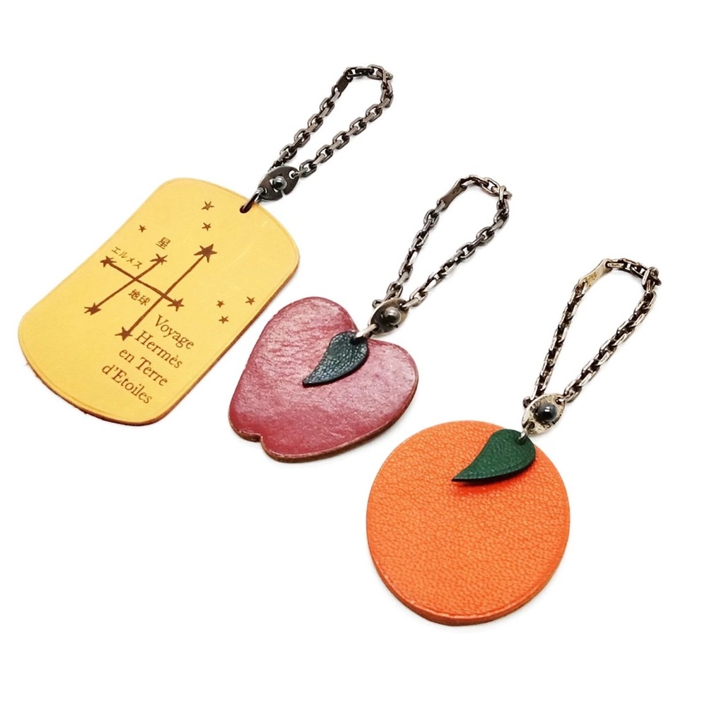 Hermes Multicolor Leather Keychains - image 1